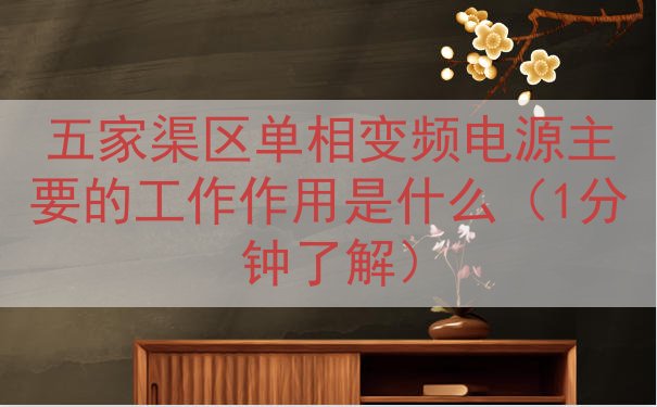 五家渠区单相变频电源主要的工作作用是什么（1分钟了解）