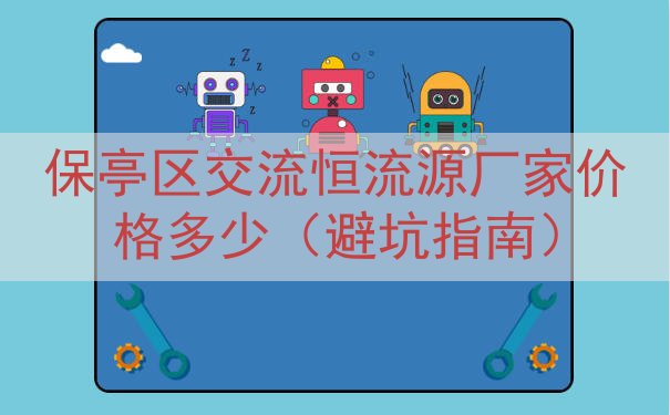 保亭区交流恒流源厂家价格多少（避坑指南）